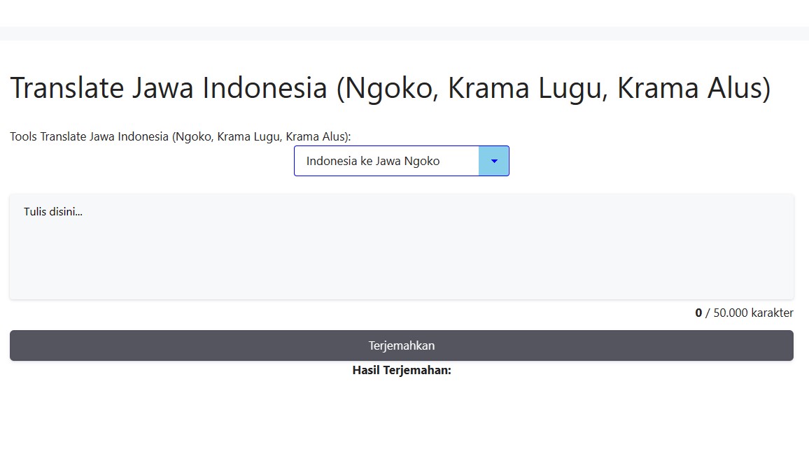 6 Tools Translate Bahasa Jawa Ke Indonesia Perlu Dicoba